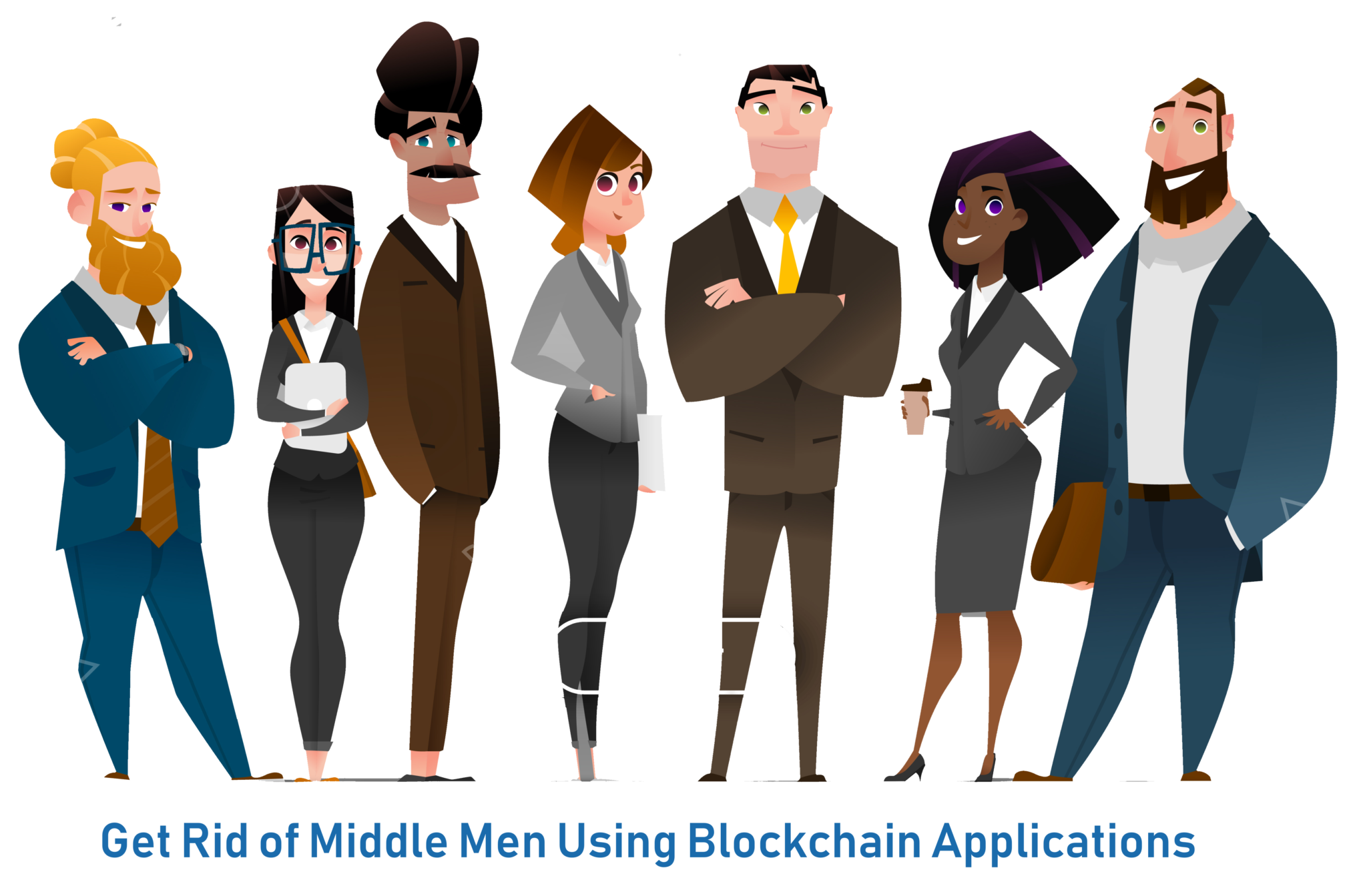 No middle men - Blockchain Applications - Edureka