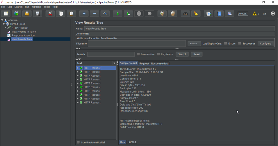 Response assertion - stress testing using jmeter - edureka