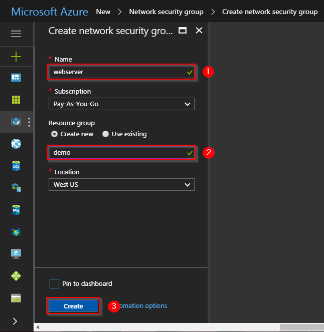 Create NSG - Azure Virtual Networks Tutorial - Edureka