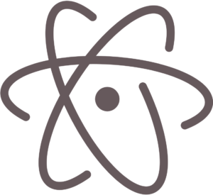 Atom logo-The best IDE for Python-Edureka