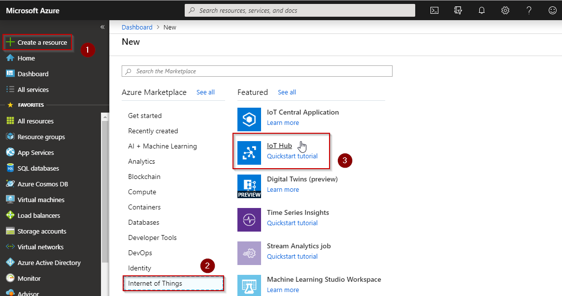 creating and IOT hub - Azure IOT - Edureka