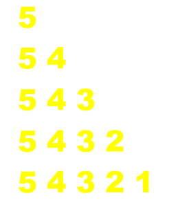 Descending order Pattern