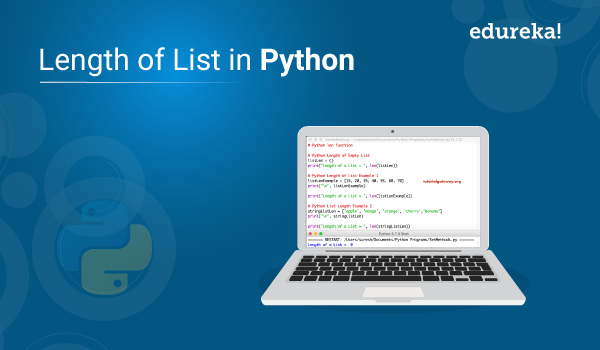 How To Find The Length Of List In Python Edureka