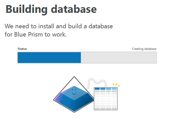 Building Database - Blue Prism Installation - Edureka