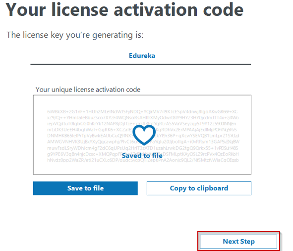 Copy License Activation Code - Blue Prism Installation - Edureka