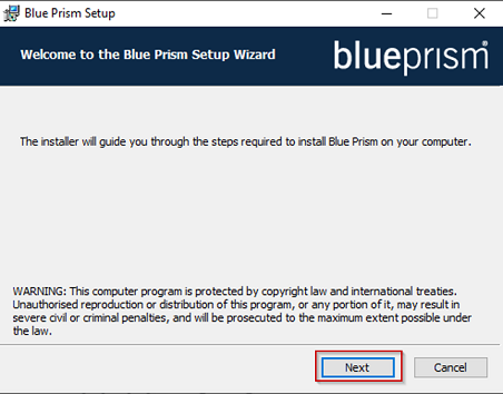 Installation Wizard - Blue Prism Installation - Edureka