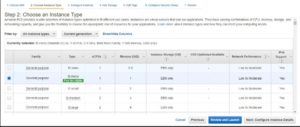 Choose Instance Type