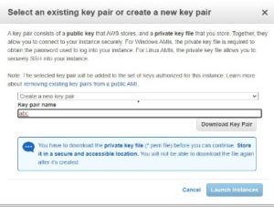 Create a Key Pair