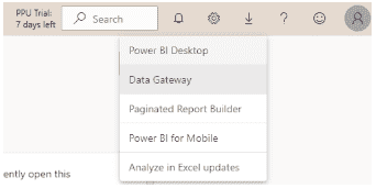 Power BI Gateway Step1