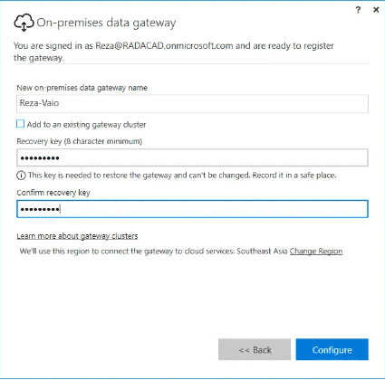 Add to Gateway Cluster 