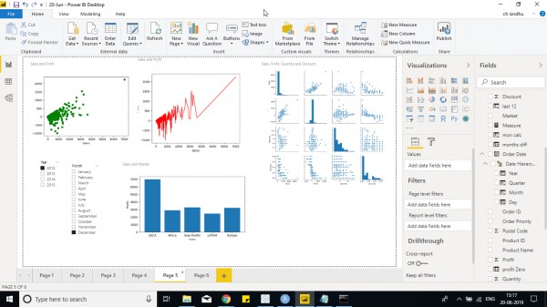 Create a sample visual in power BI using Python script - Intellipaat ...